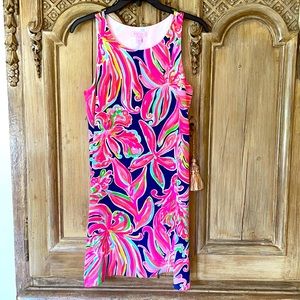 LILY PuLiTZer Tropical Floral sleeveless Dress